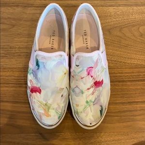 Ted Baker Floral Slip-on Sneakers